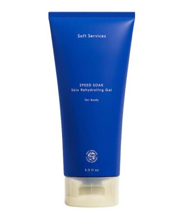 Soft Services Speed Soak Fast-Absorbing + Hydrating Body Gel Moisturizer Clear