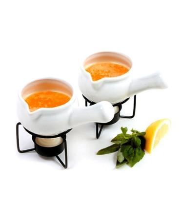 Set of 2 Ceramic Butter Warmers by natcha fon