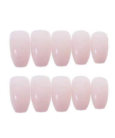 Minkissy 24st French false nails wrong nail decor tips for acrylic nails DIY artificial nails oval nail tips fake acrylic nails finished product woman decorate