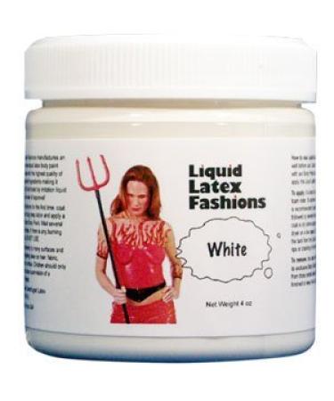 Ammonia Free Liquid Latex Body Paint 8oz White