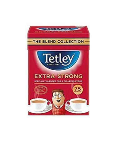 Tetley Tetley Extra Solid Tea Bags 75 Per Pack - Pack of 4
