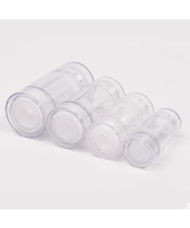2 Pieces 75ml Clear Empty Deodorant Containers Twist-up Deodorant Containers Empty Deodorant Tubes Bottom Filling Deodorant Bottles for DIY Cosmetic Lip Balm Tubes - Buy Online on GoSupps.com