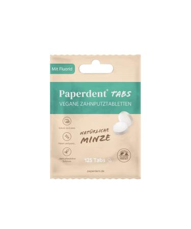 New Paperdent Vegan toothpaste tabs - microplastic-free and without preservatives environmentally friendly packaging (1)