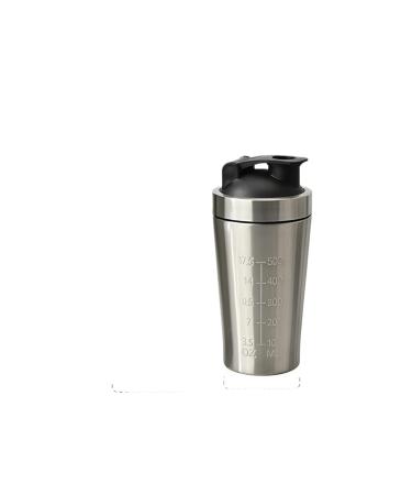 Shaker en acier inoxydable tasse milkshake auto-m langeuse tasse de m lange de sport portable tasse shaker tasse jus portable tasse de voyage de fitness tasse outils de cuisine (500ML)