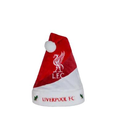 Fanatics Foco EPL Colorblock Santa Hat One Size Liverpool Fc