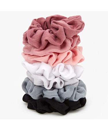 CLAIRE'S Small Ballet Hair Scrunchie Set - 7 Pack | Soft & Cute Mixed Color Hair Accessories for Kids - Buy Online on GoSupps.com