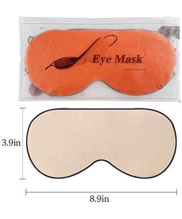 UEJUNBO Double-Sided Cold & Warm Sleep Eye Mask | Adjustable Strap Eye Blinder for Women, Men, Kids | Blackout Mask for Travel/Sleeping/Shift Work - Pink - Buy Online on GoSupps.com