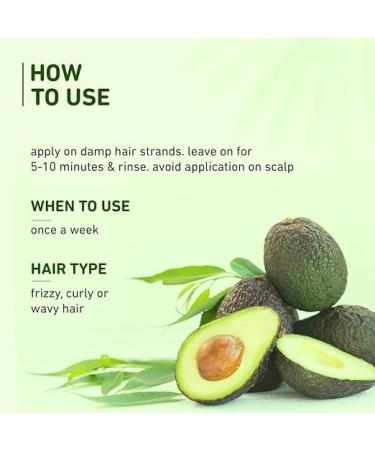 Pl_um Avocado Hair Mask | Frizz Control & Shine for Curly Wavy Hair | Nourishing Avocado Oil Argan Oil & Shea Butter | Unisex Hair Spa Cream | 250g - Buy Online on GoSupps.com