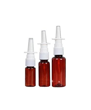 12-Pack Amber Nasal Spray Bottles - Unpowered Pumping Atomizers for Cosmetics Perfumes Essential Oils & Medical Products - Buy Online on GoSupps.com