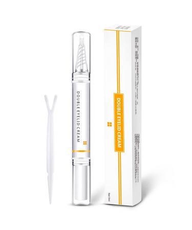 3-Second Crease Double Eyelid Pen Double Eyelid Pen Glue Invisible Double Eyelid Shaping Cream Double Eyelid Styling Cream Natural Waterproof Double Eyelid Glue Liquid Tape Stickers Cream (1 PCS)