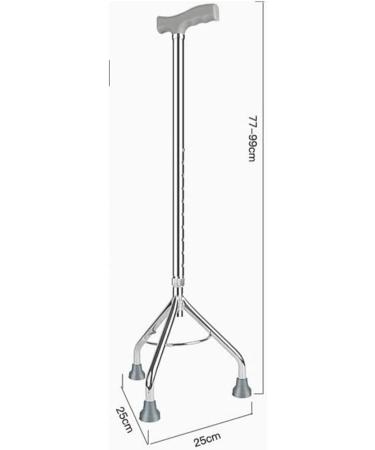 Crutches for The Elderly Three-Legged Cane Walking Stick Telescopic Non-Slip Lightweight Four-Legged Walking Stick Triangular Elderly Walking Stick Auxiliary Crutch (Color : B) Small Gift - Buy Online on GoSupps.com