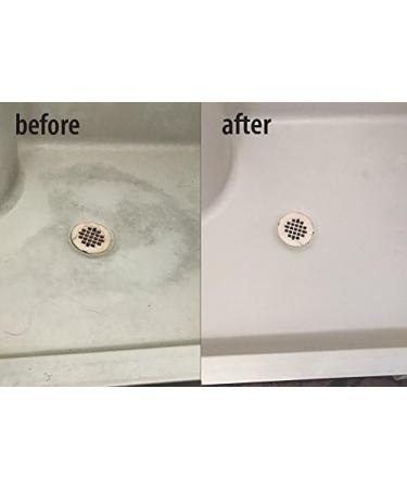 Don Aslett's 32oz Cleaning Foam for Showers with Long Handle Grout Brush and Scrub Sponges - Buy Online on GoSupps.com