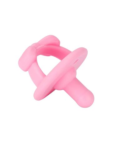 Itzy Ritzy Sweetie Soother Silicone Pacifiers 0+ Months - Cotton Candy & Watermelon Bow (2 Pack) - Buy Online on GoSupps.com