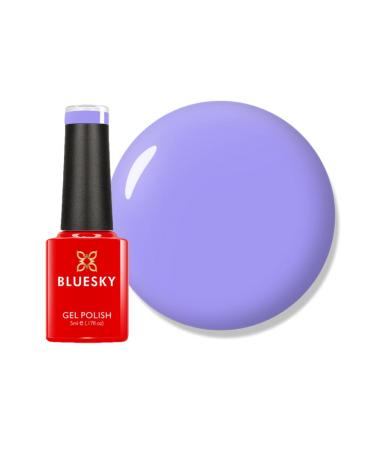 Bluesky Gel Nail Polish Wisteria Haze - 80599 Purple Lilac Pastel Long Lasting Chip Resistant 5ml (Requires Drying Under UV LED Lamp) Purple 5 ml (Pack of 1)