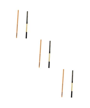 Hemoton 6 Pcs Eyebrow Pencil Microblading Eyebrow Pen Brown Eyeliner Hard Core Wooden Cosmetic Miss