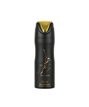 Lattafa Maahir Perfumed Deodorant Spray 6.6 Ounce (Unisex)