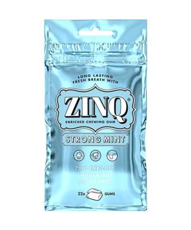 ZINQ Sugar Free Enriched Chewing Gum 31.5gm - Strong Mint