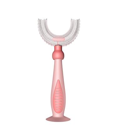 Kids U-shaped toothbrush soft silicone brush for the head for toddlers and children manual training toothbrush silicone toothbrush