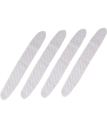 Healeved 4pcs Umbilical Cord Navel Belly Bands for Newborn Baby - Pure Cotton Belly Protector - White - 43X8CM - Buy Online on GoSupps.com