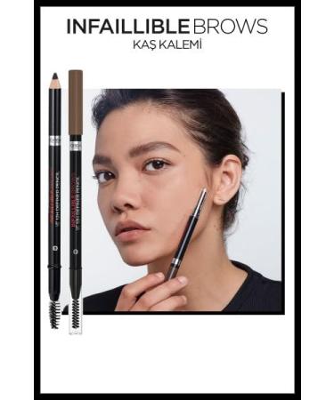 L Or al Paris Infaillible 12H Brow Definer Eyebrow Pencil Triangular Tip 3.0 Brunette - Buy Online on GoSupps.com