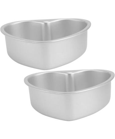 Zerodeko 8 Pcs Heart Cake Mold Cake Mould Baking Trays for Oven Deep Baking Pans for Oven Roasting Pan Lasagna Pan Flat Skillet Cake Decorating Stencils Aluminum Alloy Paper Cup Bakeware 15.3X14.8X5.3CMx4pcs Silverx4pcs - Buy Online on GoSupps.com