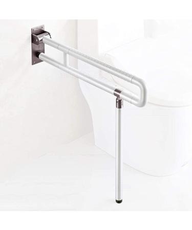 -Handrails Safety Armrests Grab Bar Bathroom U-Shaped Foldable Lift Bathroom Support Disabled Elderly Toilet Auxiliary Stainless Steel Handle/White/A-60Cm (White 75Cm) - Buy Online on GoSupps.com