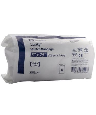 Kendall Gauze Roll Bandage Non Sterile 3'' 12/pkg