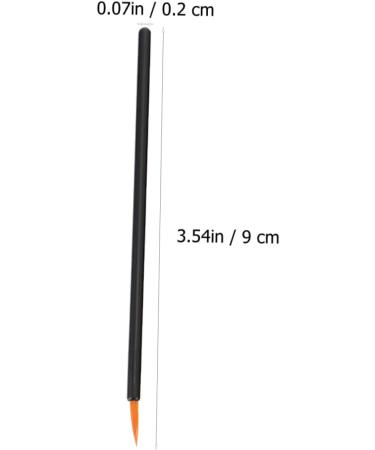 MAGICLULU 100pcs Disposable Eyeliner Brush Lip Liner Brush Pointed Makeup Tools Make up Woman Artificial Fiber 9x6.5cm Black - Buy Online on GoSupps.com