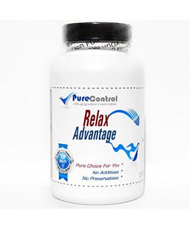 Relax Advantage/Valerian Vervain Avena Sativa // 90 Capsules // Pure // by PureControl Supplements