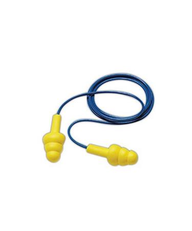 3M 340-4014 E-A-R Ultra Fit Reusable Corded Earplugs 11 Tan Blue