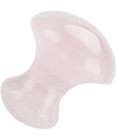 Natural Rose Quartz Massage Tool - Mushroom Shaped Crystal Massage Device for Face & Eye Care - Buy Online on GoSupps.com