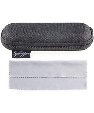 Eyekepper Classic Metal Half Rim Reading Glasses Gunmetal +1.0 Spring Temples for Comfort - Buy Online on GoSupps.com