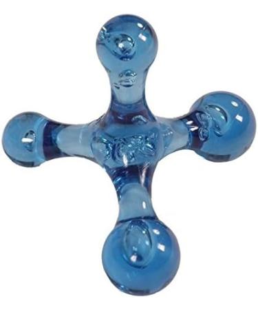 Selfnobb 4-Member Massage Device - Relieve Back Neck Shoulder & Foot Pain Anywhere | Portable Spun Massage for Home Office & Travel (Blue) - Buy Online on GoSupps.com