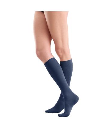 Bauerfeind VenoTrain act cotton AD men compression stockings 4 marine 4 blue