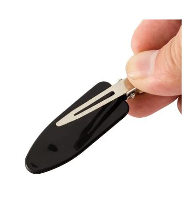 8 Pcs No Bend Hair Clips - Duck Bill Styling Clips for Salon Hairstyles - Black, White, Pink - Buy Online on GoSupps.com