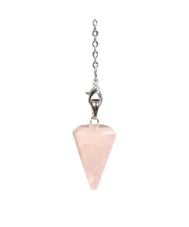 Pendulum made of natural gemstones for fortune telling Fortune telling pointed with chain