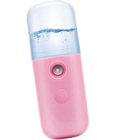 WOONEKY 2pcs USB Charging Steamer Mini Face Steamer Humidifier Face Sprayer Cool Facial Mister Pink - Buy Online on GoSupps.com