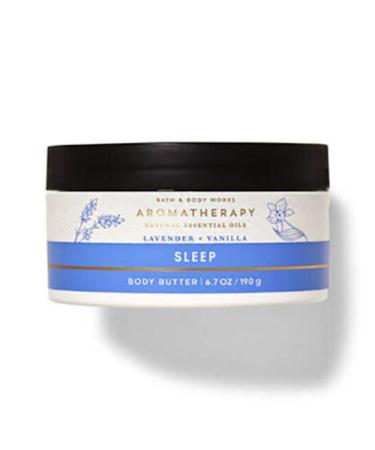 Bath and Body Works Aromatherapy Body Butter - SLEEP - LAVENDER + VANILLA - 6.7 oz