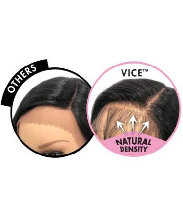 Sensationnel Vice Lace Front Wig - HD Transparent Lace, Pre-Plucked Hairline, 5 Deep Part - Vice Unit 02 (1B) - Buy Online on GoSupps.com