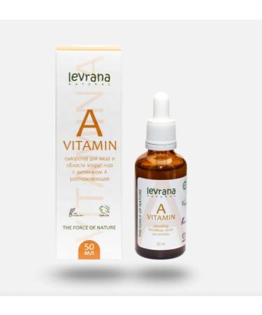 Levrana Smoothing Facial and Eye Serum Vitamin A Skin Serum 50 ml Anti-Wrinkle Cream Serum
