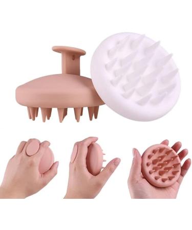Scalp Massager Brush - 100% Silicone Pink - For Wet & Dry Hair Massage Shampoo & Scratch Brush - Buy Online on GoSupps.com