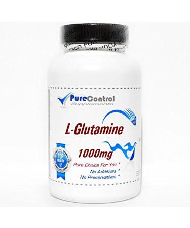 L-Glutamine 1000mg // 100 Capsules // Pure // by PureControl Supplements