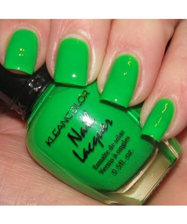 Go Green | Kiara Sky Nails Nails | Neon Green Gel Polish