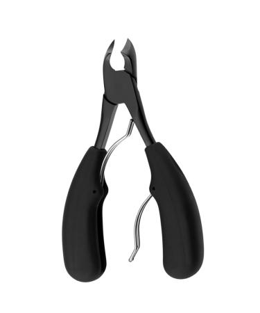 Ipetboom 1pc Double Spring Nail Double Spring Nail Clipper Ergonomic Nail Clipper Black Nail Clipper Nail Clippers Nail Stainless Steel Eagle Mouth Pliers