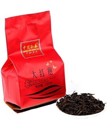 Da Hong Pao(3.52 oz)Roasted Oolong Tea Loose Leaf - Fujian Wuyi Rock Oolong Tea Dahongpao Big Red Robe - Chinese High Mountain Wu Long Tea - Naturally Grown 100g - Buy Online on GoSupps.com