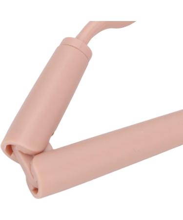 Foldable Steel Needle Eyelash Comb Half Arc Stainless Steel Eyelash Separator Portable Folding Eyelash Comb with Protective Cover for Makeup Cosmetic Pink - Buy Online on GoSupps.com