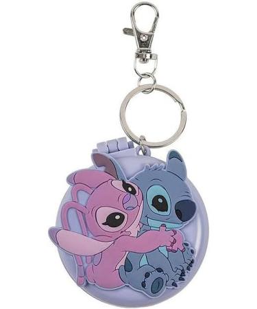 Peers Hardy Disney Lilo & Stitch Blue/Pink Compact Mirror & Hairbrush Keychain - Buy Online on GoSupps.com
