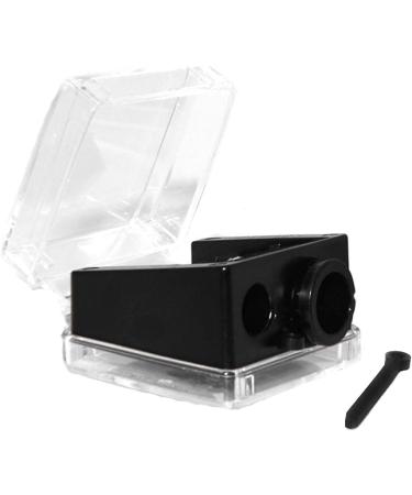 Palladio Double Barrel Cosmetic Pencil Sharpener with Stainless Steel Blade - Size Adjuster for Lip Liner, Eyeliner, Brow Pencils - Buy Online on GoSupps.com