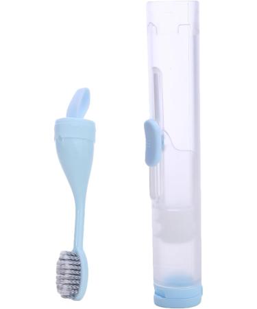 Buy OAIEU Portable Foldable All-in-One Travel Accessories Set - Refillable Toothpaste Tube & Toothbrush (Blue) | Perfect for International Travelers - Buy Online on GoSupps.com