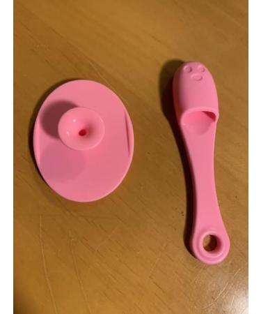 Silicone Face Scrubber Exfoliator - Pink Pore Cleansing Pad for Radiant Skin | International Shipping - Buy Online on GoSupps.com